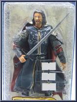 Aragorn (Super Poseable, Electronic Base) (Pelennor Fields) from Lord of the Rings - Trilogy - Return of the King - Series 4 manufactured by Toy Biz [Front]