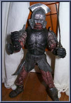 Battle Cry Uruk-Hai Warrior from Lord of the Rings - Trilogy - Two Towers - Series 5 manufactured by Toy Biz [Loose]