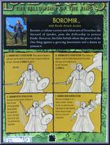 Boromir (Battle Attack Action) from Lord of the Rings - Trilogy - Fellowship of the Ring - Series 1 manufactured by Toy Biz [Back]