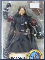 Boromir (Battle Attack Action) from Lord of the Rings - Trilogy - Fellowship of the Ring - Series 1 manufactured by Toy Biz [Front]
