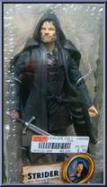 Strider (Sword Slashing Action) from Lord of the Rings - Trilogy - Fellowship of the Ring - Series 1 manufactured by Toy Biz [Front]
