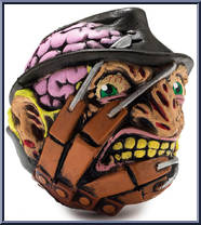 Freddy Krueger from Madballs - Horrorballs manufactured by Kidrobot [Loose]
