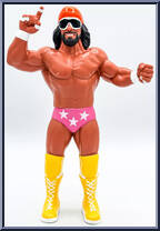 Macho Man Randy Savage (Pink Shorts) from Major Wrestling Figure Podcast - Big Rubber Guys manufactured by Unknown [Loose]