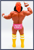 Macho Man Randy Savage (Pink Shorts) from Major Wrestling Figure Podcast - Big Rubber Guys manufactured by Unknown [Loose]