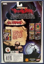 Dr. Strange from Marvel - Marvel History - The Dark Side manufactured by Toy Biz [Back]