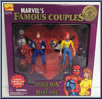 Spider-Man & Mary Jane from Marvel - Famous Couples manufactured by Toy Biz [Front]