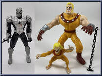 Sabretooth (with Wild Child) & Spider-Man (Spider Armor)