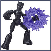 Black Panther from Marvel - Bend and Flex - Basic Series manufactured by Hasbro [Loose]