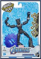 Black Panther from Marvel - Bend and Flex - Basic Series manufactured by Hasbro [Front]