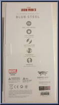 Blue Steel (Iron Man Mark XXX) from Marvel - Iron Man 3 manufactured by Comicave [Back]