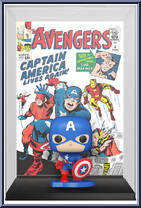 Captain America from Marvel - Comic Covers Pop! manufactured by Funko [Loose]