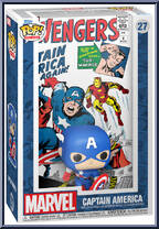 Captain America from Marvel - Comic Covers Pop! manufactured by Funko [Front]