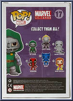 Dr. Doom from Marvel - Marvel Universe Pop! manufactured by Funko [Back]