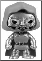 Dr. Doom (Black / White) from Marvel - Marvel Universe Pop! manufactured by Funko [Loose]