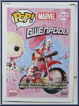 Gwenpool (Unmasked) from Marvel - Marvel Universe Pop! manufactured by Funko [Back]