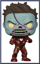 Zombie Iron Man from Marvel - What if…? Pop! manufactured by Funko [Loose]