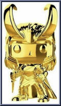Loki (Gold Chrome) from Marvel - Marvel Stud10s Pop! manufactured by Funko [Loose]