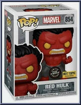Red Hulk (Glows In The Dark)  from Marvel - Marvel Universe Pop! manufactured by Funko [Front]