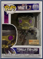 T'Challa Star-Lord from Marvel - What if…? Pop! manufactured by Funko [Front]