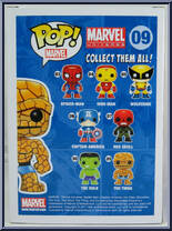 Thing (Black / White) from Marvel - Marvel Universe Pop! manufactured by Funko [Back]