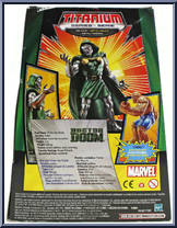 Doctor Doom (Marvel Legends) from Marvel - Titanium Series (Die-Cast) manufactured by Galoob [Back]