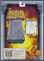 Elektra (White Uniform) from Marvel - Hall of Fame - She-Force - Series 2 manufactured by Toy Biz [Back]