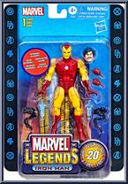 Iron Man from Marvel Legends - 20th Anniversary - Series 1 manufactured by Hasbro [Front]
