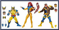 Wolverine / Jean Grey / Cyclops from Marvel Legends - 80th Anniversary Series - 3-Packs manufactured by Hasbro [Loose]