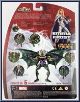 Emma Frost from Marvel Legends - Annihilus Series manufactured by Hasbro [Back]