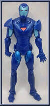 Extremis Iron Man (Blue Armor) from Marvel Legends - Terrax Series manufactured by Hasbro [Loose]
