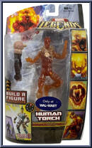 Human Torch from Marvel Legends - Ares Series manufactured by Hasbro [Front]