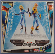 Invisible Woman / Human Torch from Marvel Legends - Twin Packs - Series 2 manufactured by Hasbro [Back]