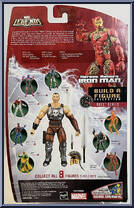 Iron Man (Heroes Reborn) from Marvel Legends - Ares Series manufactured by Hasbro [Back]