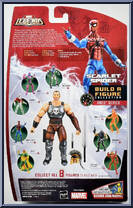 Scarlet Spider (Ben Reilly) from Marvel Legends - Ares Series manufactured by Hasbro [Back]