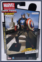Ultimate Captain America from Marvel Legends - Hit Monkey Series manufactured by Hasbro [Back]