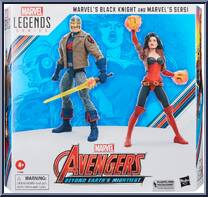 Black Knight / Sersi from Marvel Legends - Infinite Series - Multi-Packs manufactured by Hasbro [Front]