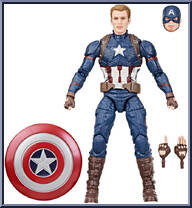 Captain America from Marvel Legends - Infinite Series - Avengers - Endgame manufactured by Hasbro [Loose]