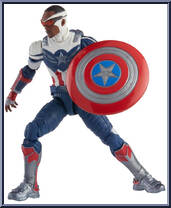 Captain America (Sam Wilson) from Marvel Legends - Infinite Series - Captain America Series manufactured by Hasbro [Loose]