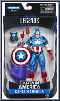 Captain America from Marvel Legends - Infinite Series - Red Onslaught Series manufactured by Hasbro [Front]