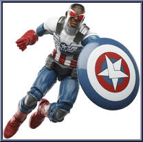 Captain America (Sam Wilson) from Marvel Legends - Infinite Series - Exclusives manufactured by Hasbro [Loose]
