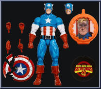 Captain America from Marvel Legends - Infinite Series - Secret Wars manufactured by Hasbro [Loose]