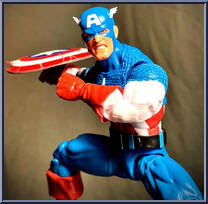 Captain America from Marvel Legends - Infinite Series - Secret Wars manufactured by Hasbro [Loose]