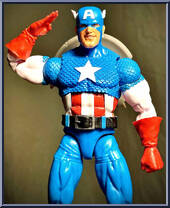 Captain America from Marvel Legends - Infinite Series - Secret Wars manufactured by Hasbro [Loose]