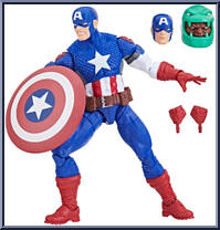 Captain America (Ultimate) from Marvel Legends - Infinite Series - Puff Adder Series manufactured by Hasbro [Loose]