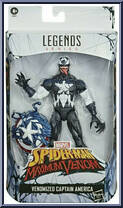 Captain America (Venomized) from Marvel Legends - Infinite Series - Exclusives manufactured by Hasbro [Front]