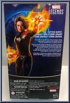 Captain Marvel (Binary Form) from Marvel Legends - Infinite Series - Exclusives manufactured by Hasbro [Back]