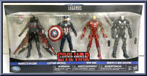 Civil War 4-Pack (Disney Store) from Marvel Legends - Infinite Series - Exclusives manufactured by Hasbro [Front]