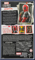 Deadpool from Marvel Legends - Infinite Series - Deadpool & Wolverine manufactured by Hasbro [Back]