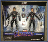 Hawkeye / Black Widow from Marvel Legends - Infinite Series - Exclusives manufactured by Hasbro [Front]
