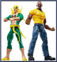 Iron Fist / Luke Cage from Marvel Legends - Infinite Series - Marvel 85th Anniversary manufactured by Hasbro [Loose]